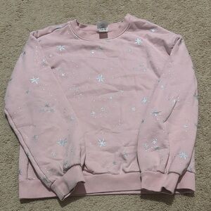 Hanna Andersson Pink Star Girls Sweatshirt